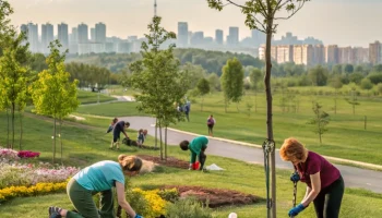 Краснодар становится зелёнее: продолжаются масштабные работы по озеленению