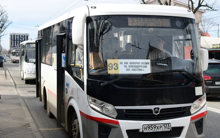 Схема движения автобуса №93 в Краснодаре меняется с 21 марта