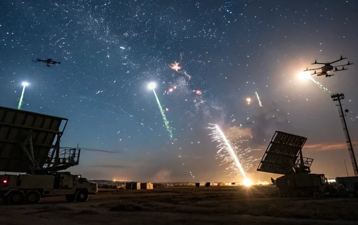 Российские силы успешно отразили массированную атаку украинских дронов