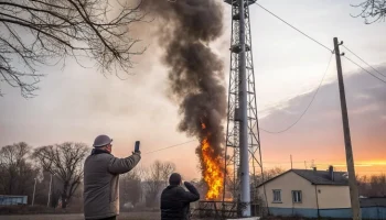 Поджог базовой станции в Нижегородской области: следствие раскрыло детали преступления