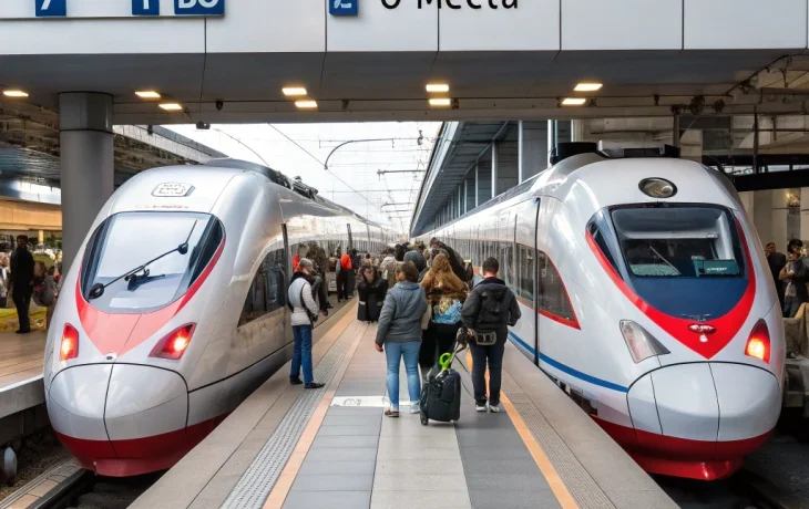 РЖД увеличили количество мест в поездах между Москвой и Санкт-Петербургом