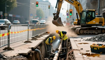 Ограничение движения на ул. Карасунской в Краснодаре из-за замены водопровода