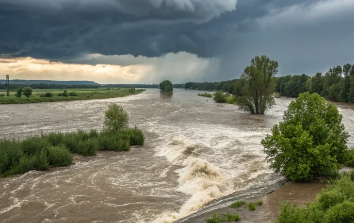 Сильные дожди и наводнение на Кубани: последствия и предупреждения МЧС
