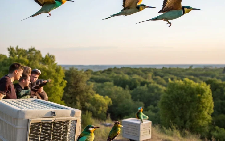 Шесть птиц вернулись в природу в Краснодарском крае