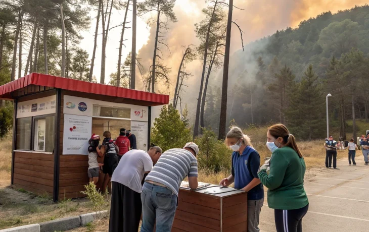 Геленджик призывает жителей помочь в тушении лесного пожара