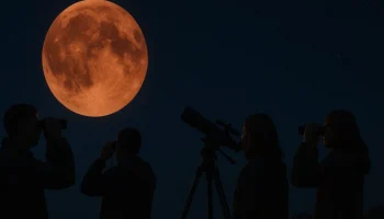 Уникальное лунное явление: жители Ростовской области стали свидетелями редкого 'кровавого месяца'