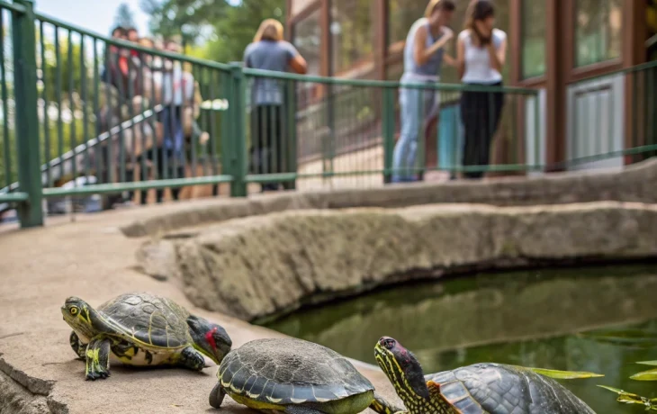 Ленинградский зоопарк предупреждает: подбрасывание черепах угрожает экосистеме