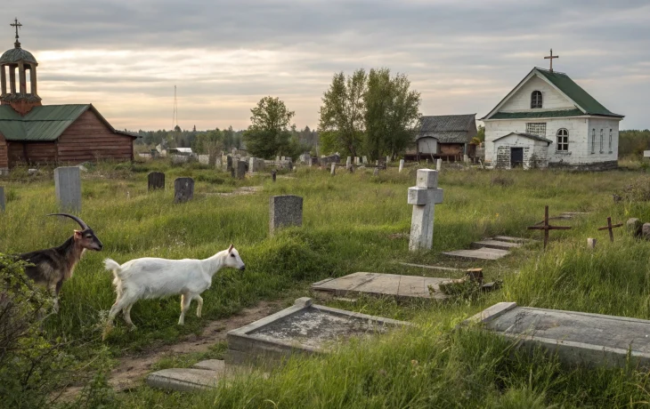 В Апшеронске наказали хозяйку коз за порчу могил на кладбище