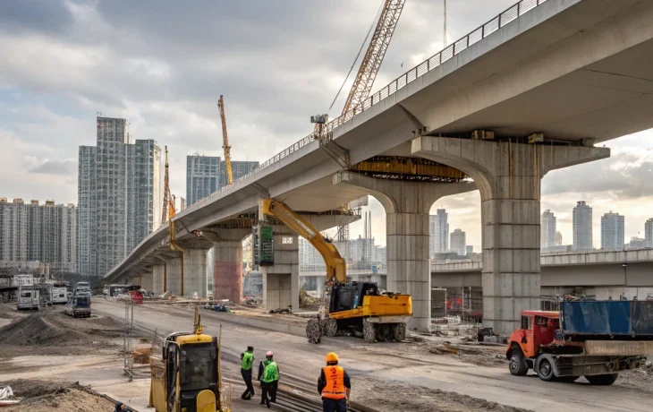 Строительство нового Цимбалинского путепровода в Санкт-Петербурге: современный транспортный узел