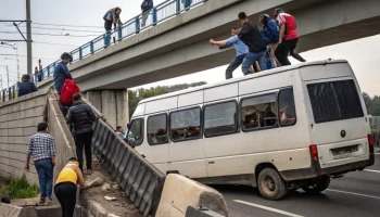 Столкновение маршрутки и микроавтобуса в Краснодаре: никто не пострадал