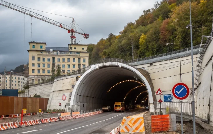 Капитальный ремонт тоннеля № 2А в Сочи: движение перекрыто