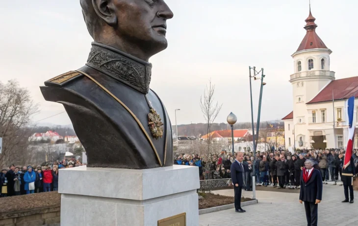 В Горячем Ключе открыт бюст великому князю Михаилу Романову