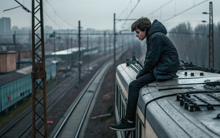 Трагедия на железной дороге: двое подростков рисковали жизнью на крыше электропоезда