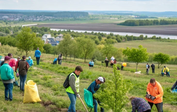 Экологические акции в Темрюкском районе посвящены 80-летию Победы