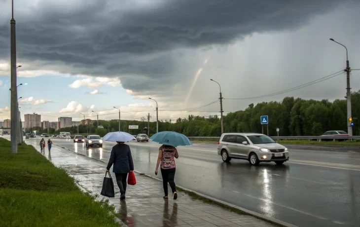 Желтый уровень погодной опасности продлен в Челябинской области до 21 мая 2025 года