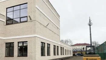 В Краснодаре строят новый спортзал и пищеблок для школы №63