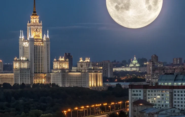 Суперлуние 2025: «Урожайная луна» осветит ночное небо Москвы