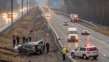 Смертельное ДТП на трассе М-4 «Дон» в Туапсинском округе