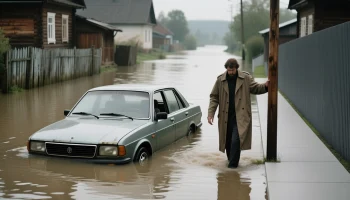Сильные дожди вновь разрушили мост в Молдавановке