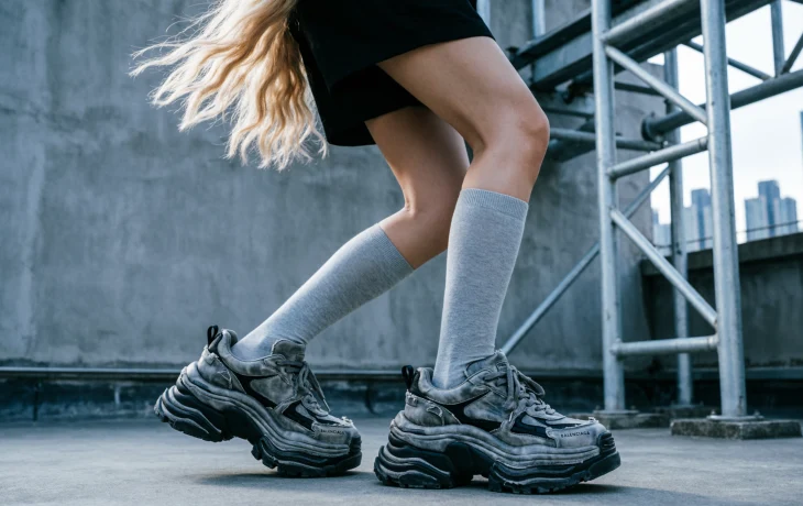 Индустриальная эстетика BALENCIAGA в женских кроссовках: гид по стилю