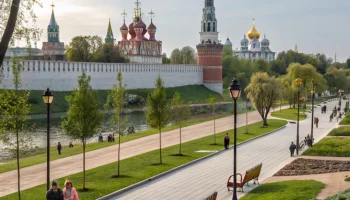 Новодевичья набережная в Москве: завершение масштабного ремонта