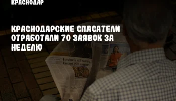 Краснодарские спасатели отработали 70 заявок за неделю