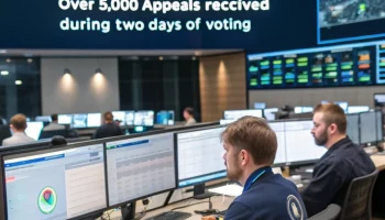 Высокая активность избирателей в Краснодарском крае: мониторинговый центр обработал более 5,3 тысячи обращений