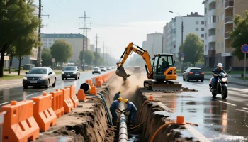 В Краснодаре ограничат движение для прокладки водоотведения