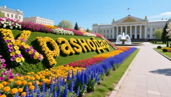 Краснодар расцветает: Более 300 тысяч цветов украсят город