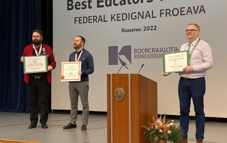 Торжественное награждение педагогов в Краснодаре