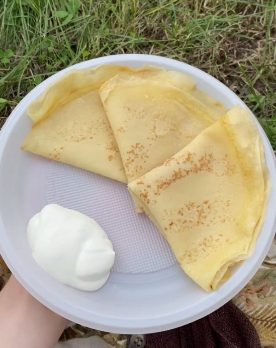 Вкусные блинчики на завтрак :) Изображение