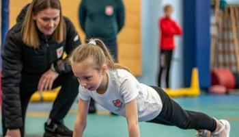 Восьмилетняя София Штанько установила рекорд России по отжиманиям!