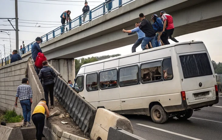 Столкновение маршрутки и микроавтобуса в Краснодаре: никто не пострадал