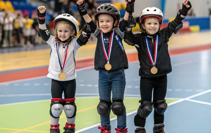 Юные спортсмены из Екатеринбурга блистают на Чемпионате России по роликовым конькам