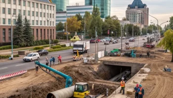 В Краснодаре строят новый канализационный коллектор для Прикубанского округа