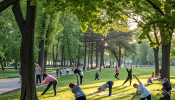 Лето здоровья: в Центральном парке Новосибирска завершился сезон парковой гимнастики