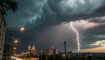 Погода в Новосибирске: дожди, грозы и тепло на выходных