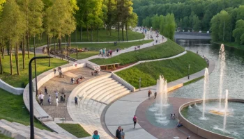 В парке «Краснодар» открылся уникальный водный амфитеатр