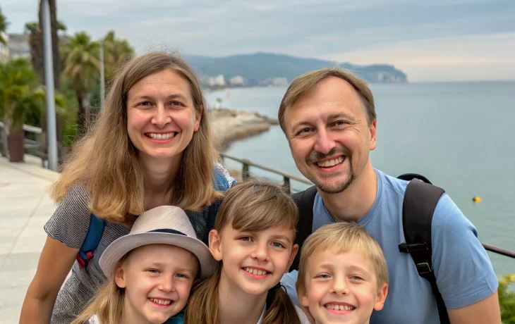 Многодетная семья из Екатеринбурга отдохнула в Сочи по приглашению президента Многодетная семья из Екатеринбурга отдохнула в Сочи по приглашению президента