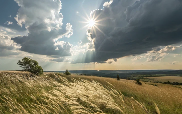 Жаркая и сухая погода в Краснодарском крае 17 августа 2025 года