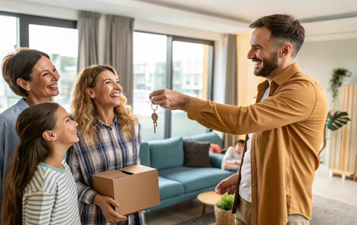 Житель Краснодара получил ключи от новой квартиры после расселения аварийного жилья