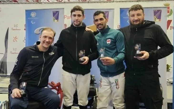 Артур Юсупов завоевал бронзу на Кубке мира по фехтованию на колясках в Пизе