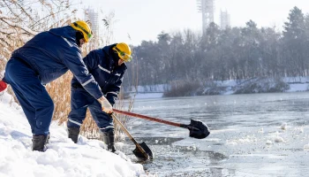 Опасный лёд в Краснодаре: спасатели предупреждают жителей