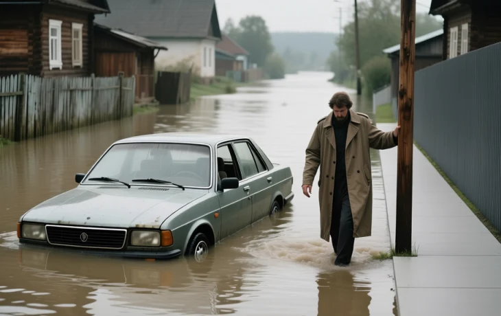 Сильные дожди вновь разрушили мост в Молдавановке