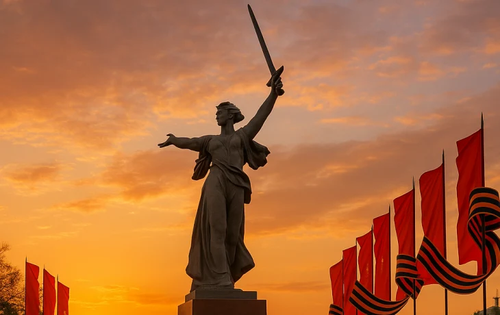 В Краснодаре установили «Родину-мать» и 34 арт-объекта ко Дню Победы