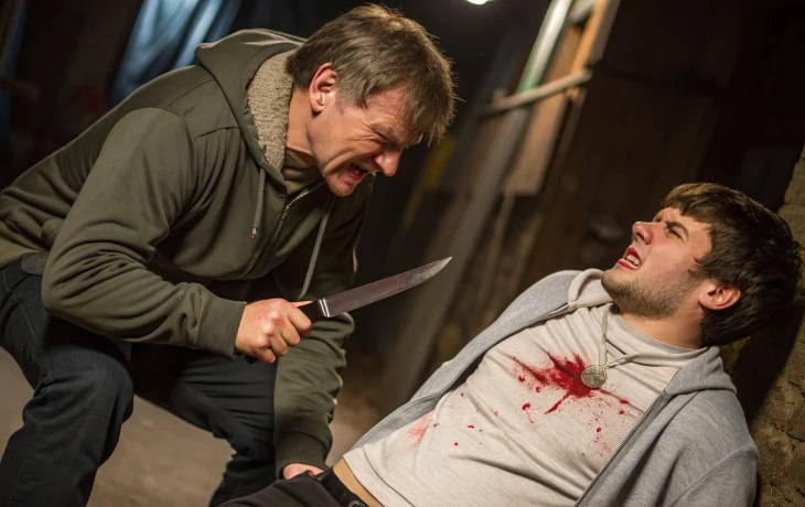 Пьяный мужчина нанес ножевое ранение в Кропоткине