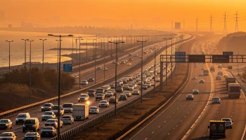 8-километровая пробка образовалась на трассе "Дон" к Черному морю