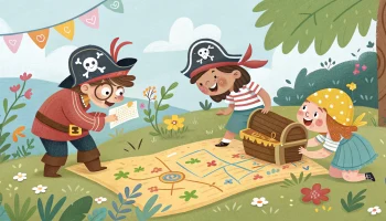 Юные пираты отправились за кладом в Могукоровском клубе