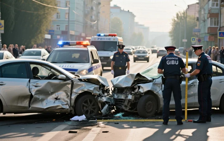 Пьяный водитель в Краснодаре устроил ДТП и скрылся чтобы не опоздать на работу