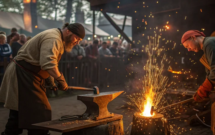 В Апшеронском районе прошел фестиваль кузнечного дела Кубани